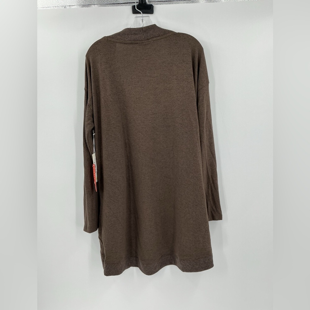 78&sunny Cocoon Cardigan in Heathered Dark Chocolate 10-12 - Picture 5 of 10